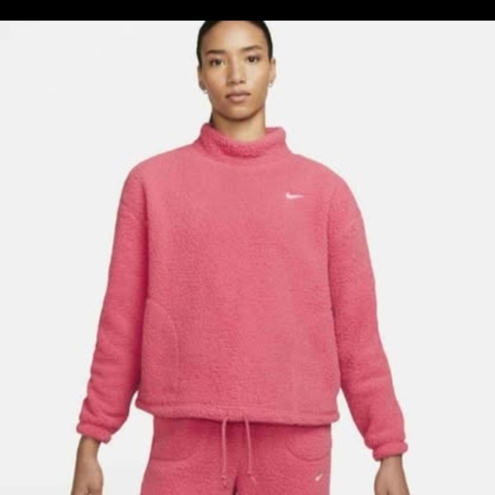 Nike Bright Pink Fleece Pullover